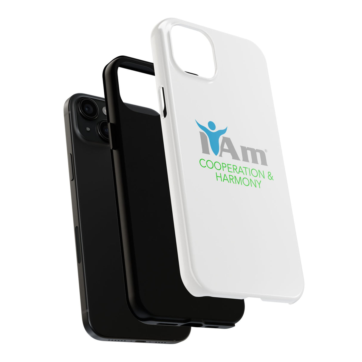 "I Am Cooperation and Harmony" Affirmation Inspirational Tough Phone Case - I Am Cooperation and Harmony Motivational Design