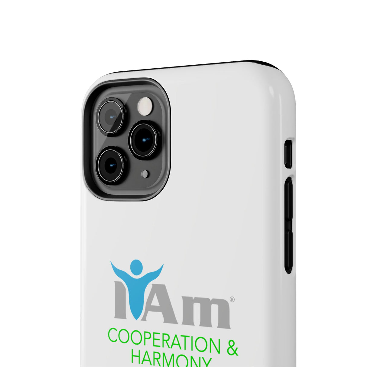 "I Am Cooperation and Harmony" Affirmation Inspirational Tough Phone Case - I Am Cooperation and Harmony Motivational Design