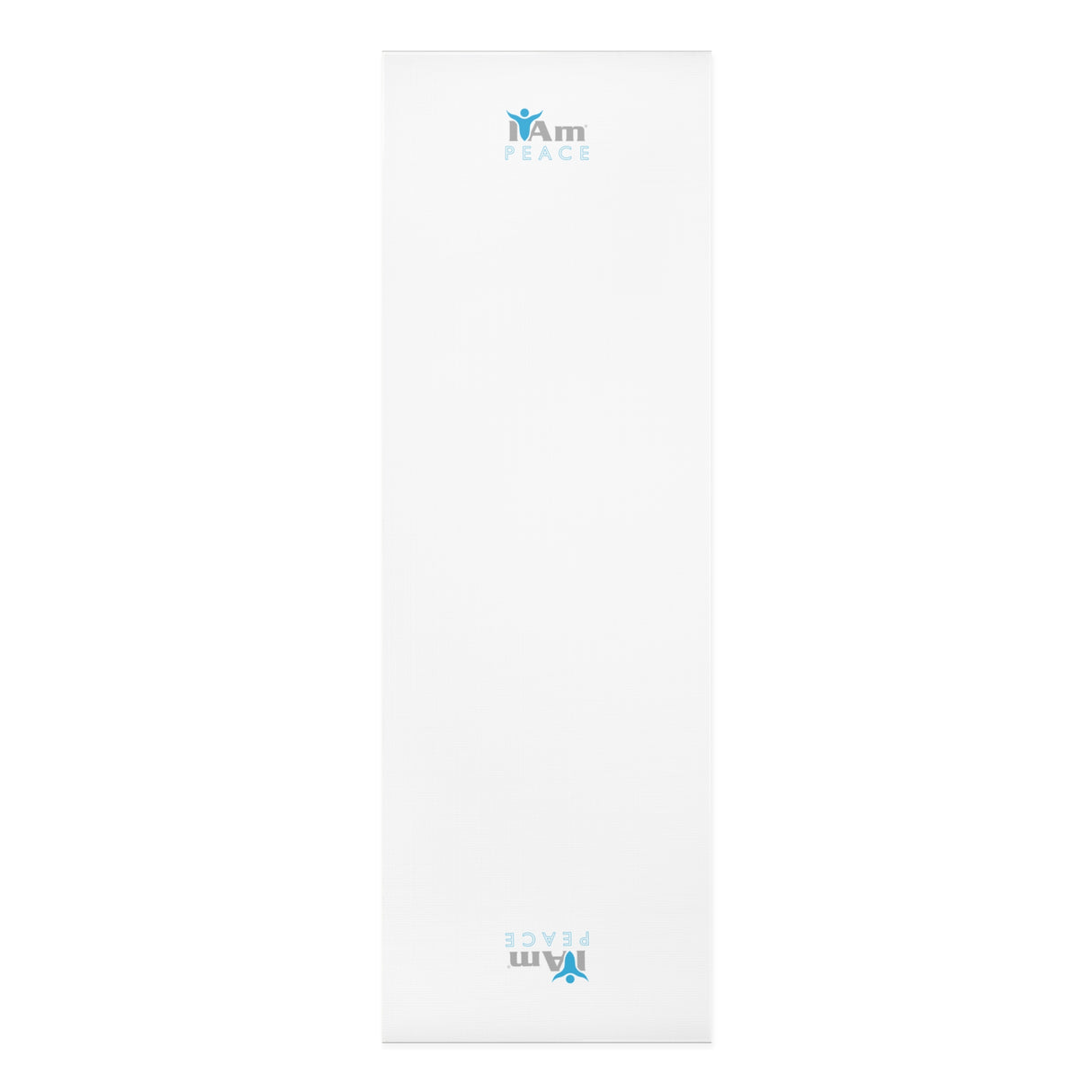 I Am Peace Affirmation Foam Yoga Mat - I Am Peace Design for Mindfulness and Meditation