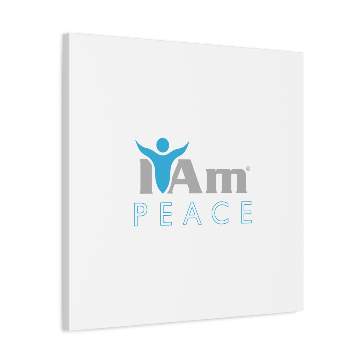I Am Peace Canvas Wall Art - Inspirational Home Decor