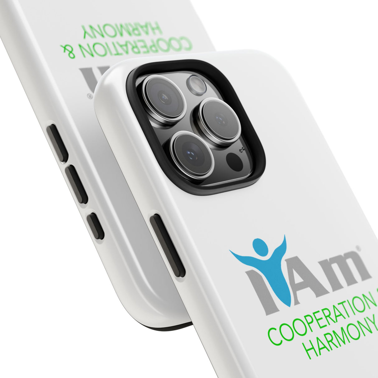 "I Am Cooperation and Harmony" Affirmation Inspirational Tough Phone Case - I Am Cooperation and Harmony Motivational Design