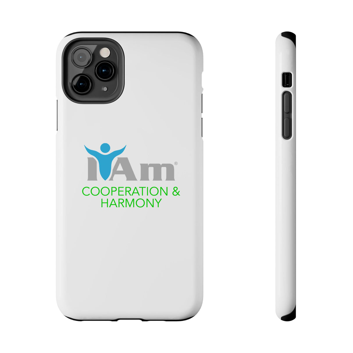 "I Am Cooperation and Harmony" Affirmation Inspirational Tough Phone Case - I Am Cooperation and Harmony Motivational Design