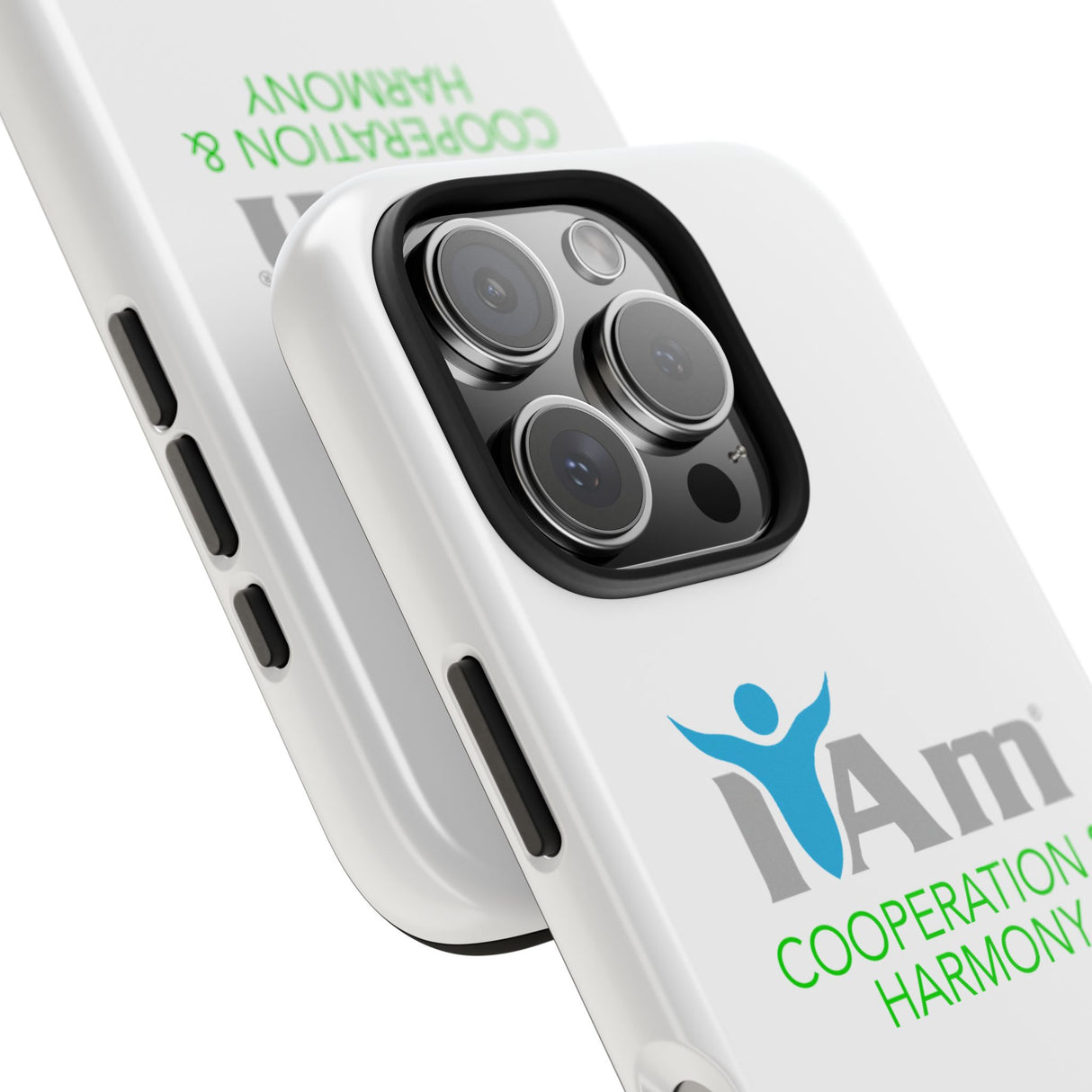 "I Am Cooperation and Harmony" Affirmation Inspirational Tough Phone Case - I Am Cooperation and Harmony Motivational Design