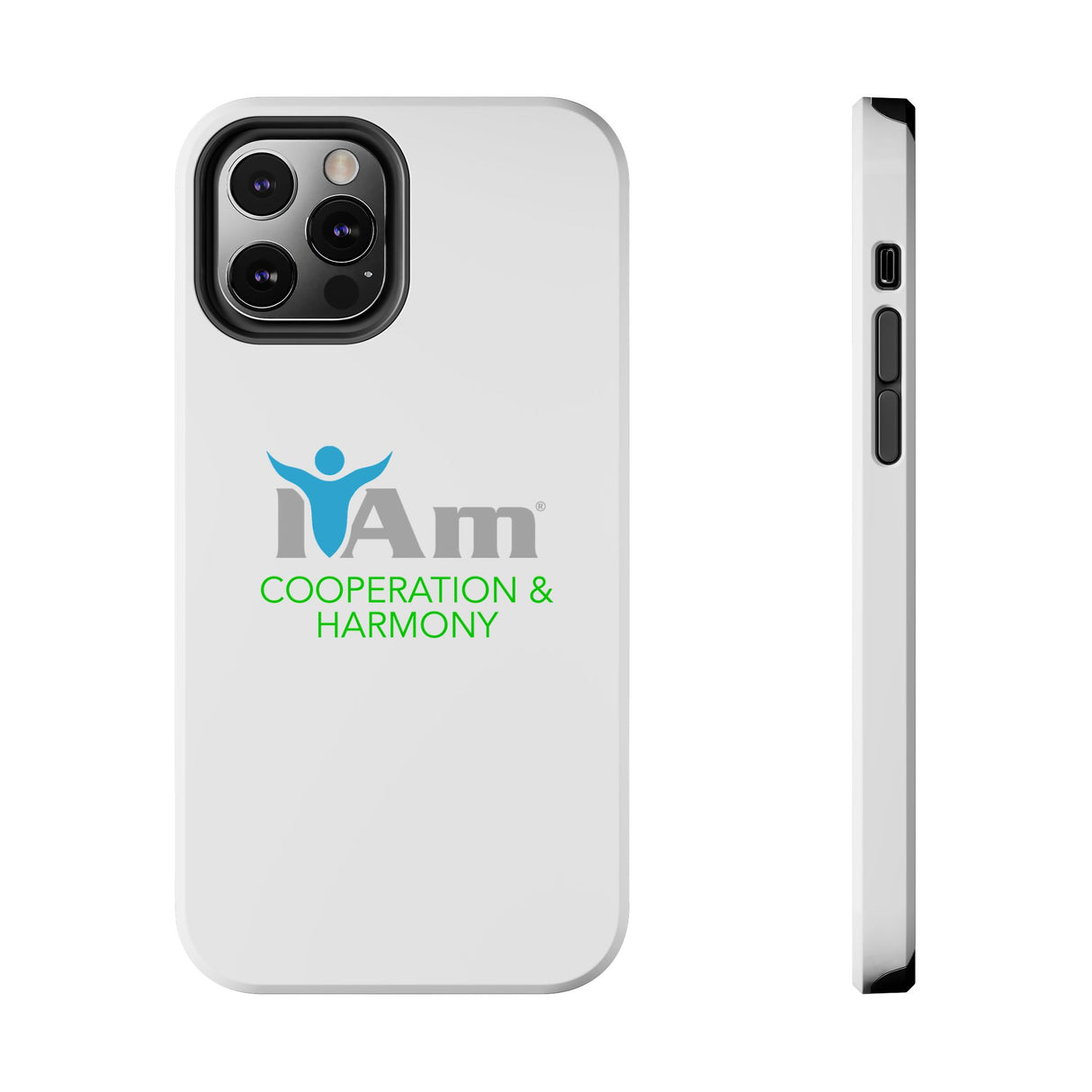"I Am Cooperation and Harmony" Affirmation Inspirational Tough Phone Case - I Am Cooperation and Harmony Motivational Design