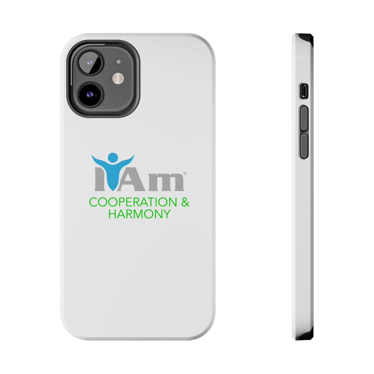 "I Am Cooperation and Harmony" Affirmation Inspirational Tough Phone Case - I Am Cooperation and Harmony Motivational Design