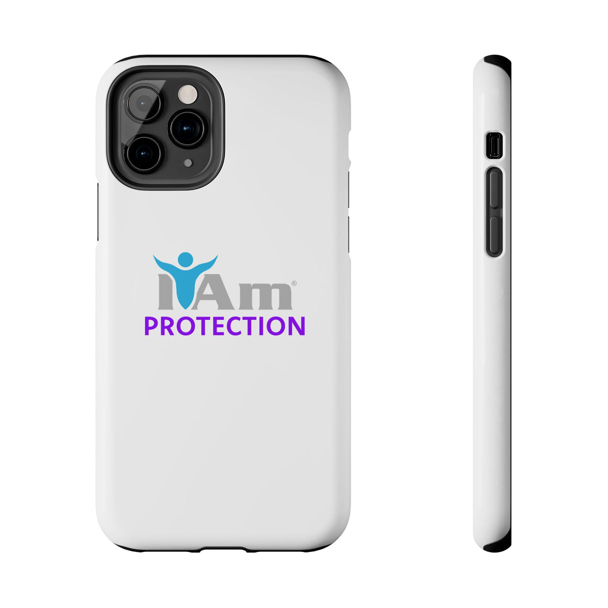 "I Am Protection" Affirmation Inspirational Tough Phone Case - I Am Protection Motivational Design