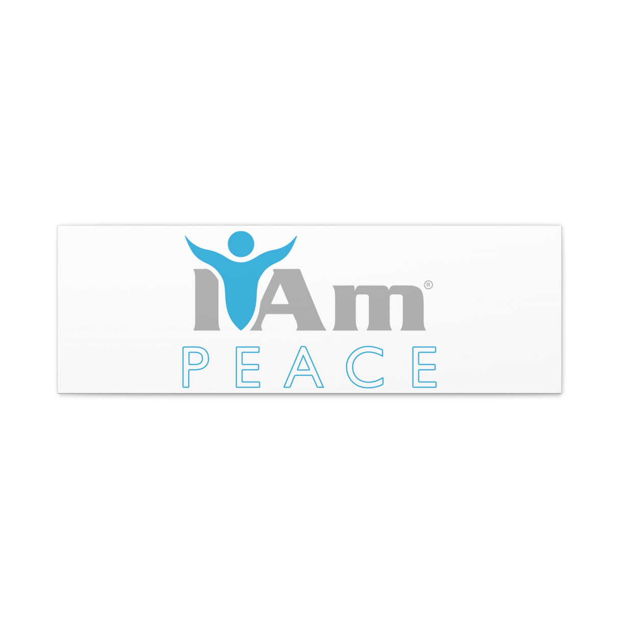 I Am Peace Canvas Wall Art - Inspirational Home Decor