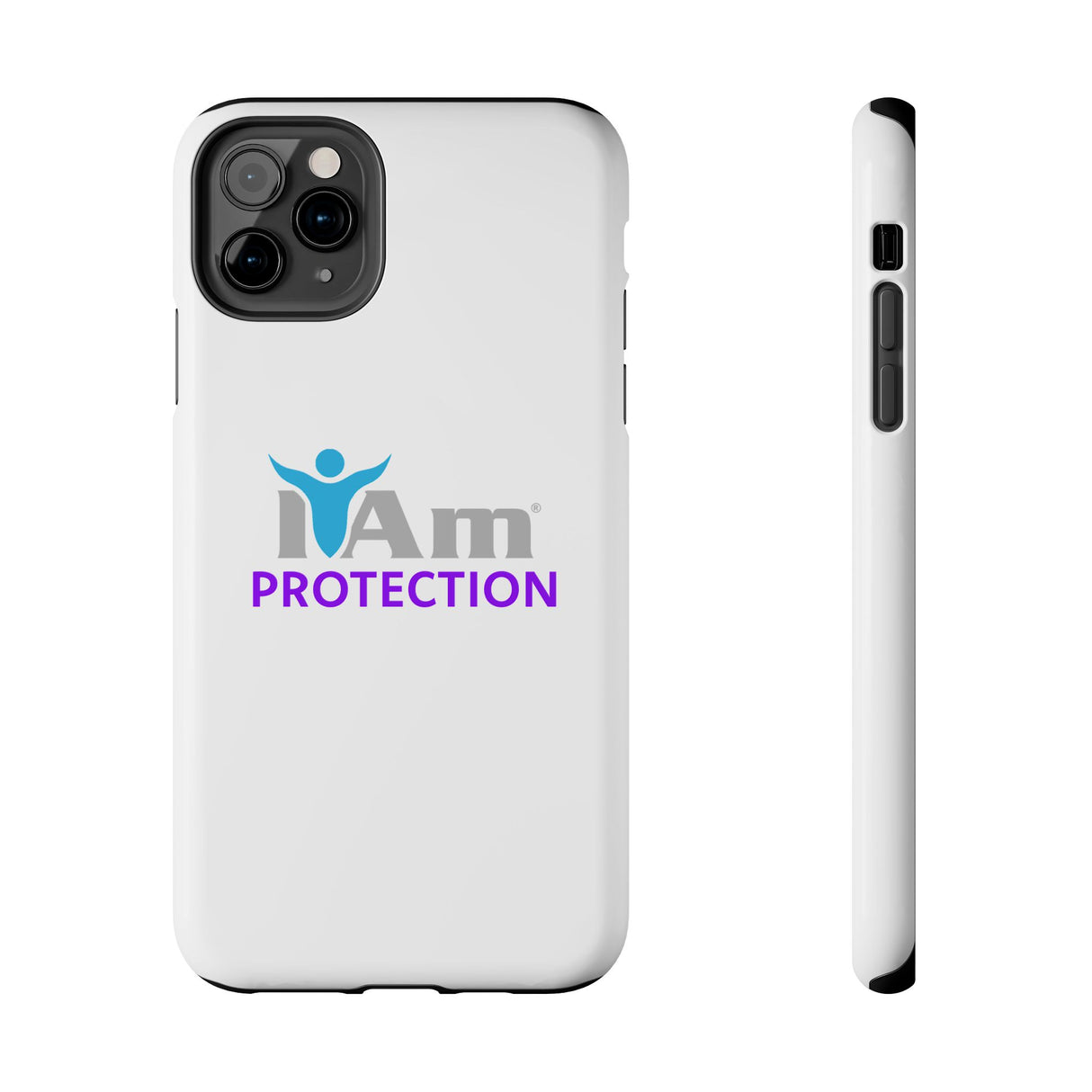 "I Am Protection" Affirmation Inspirational Tough Phone Case - I Am Protection Motivational Design
