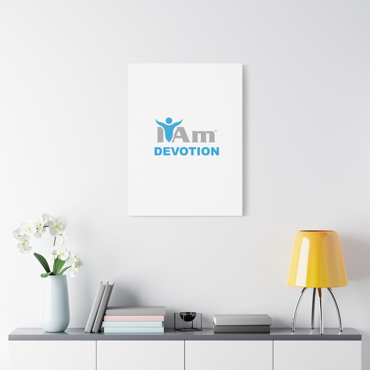 I Am Devotion Canvas Wall Art - Inspirational Home Decor