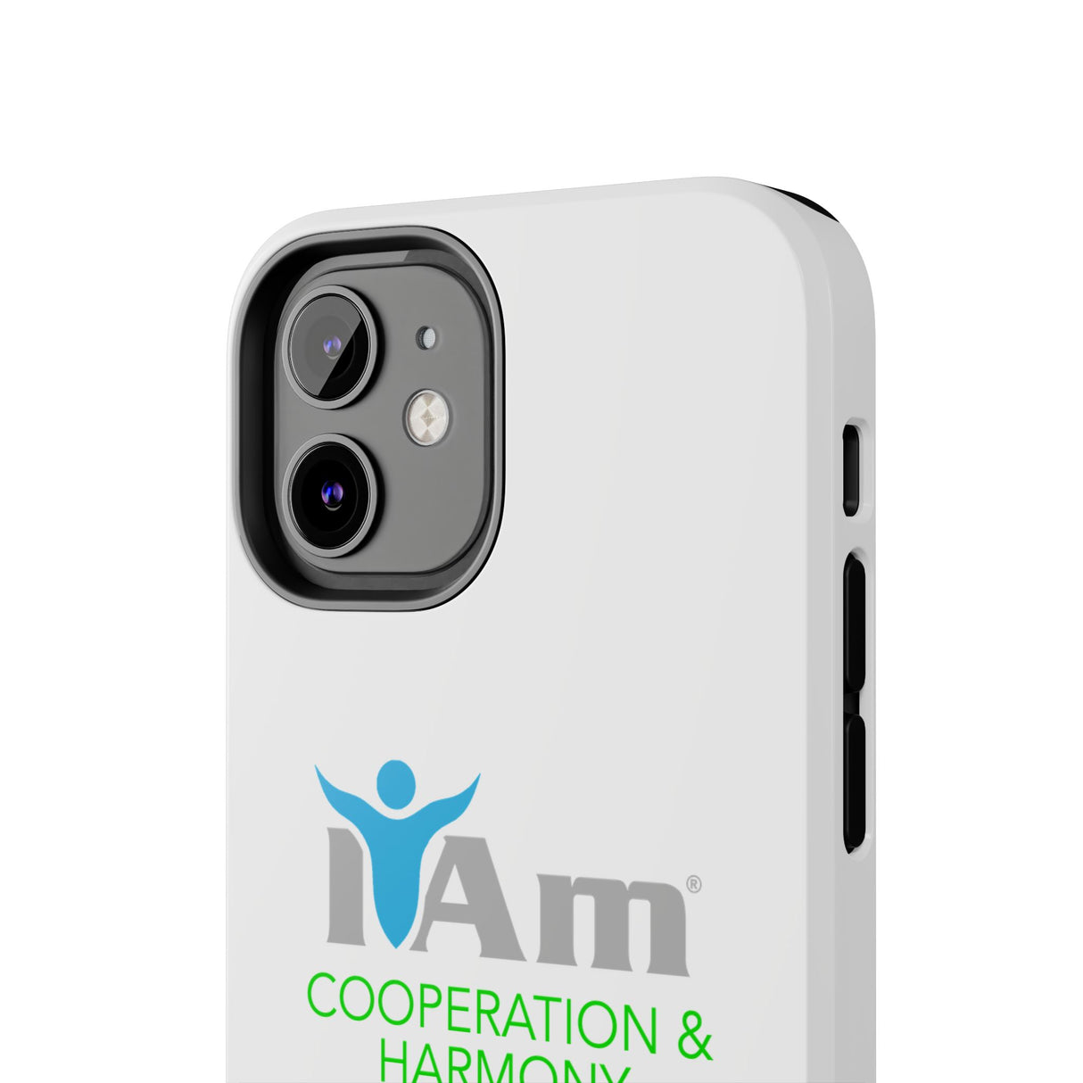 "I Am Cooperation and Harmony" Affirmation Inspirational Tough Phone Case - I Am Cooperation and Harmony Motivational Design