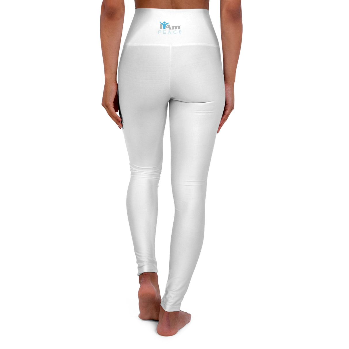 I Am Peace High Waisted Yoga Leggings for Comfort and Style
