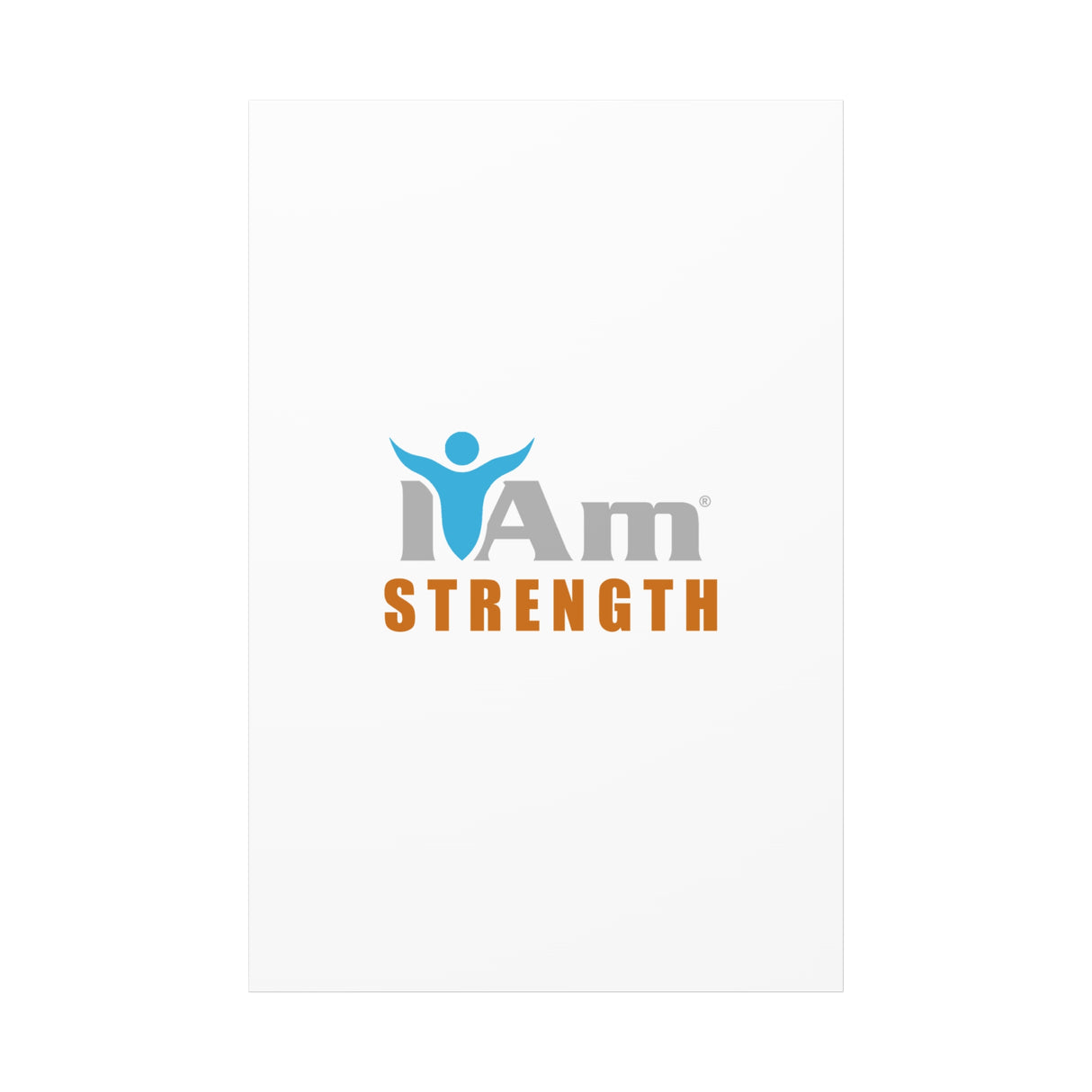 I Am Strength Canvas Wall Art - Inspirational Home Decor