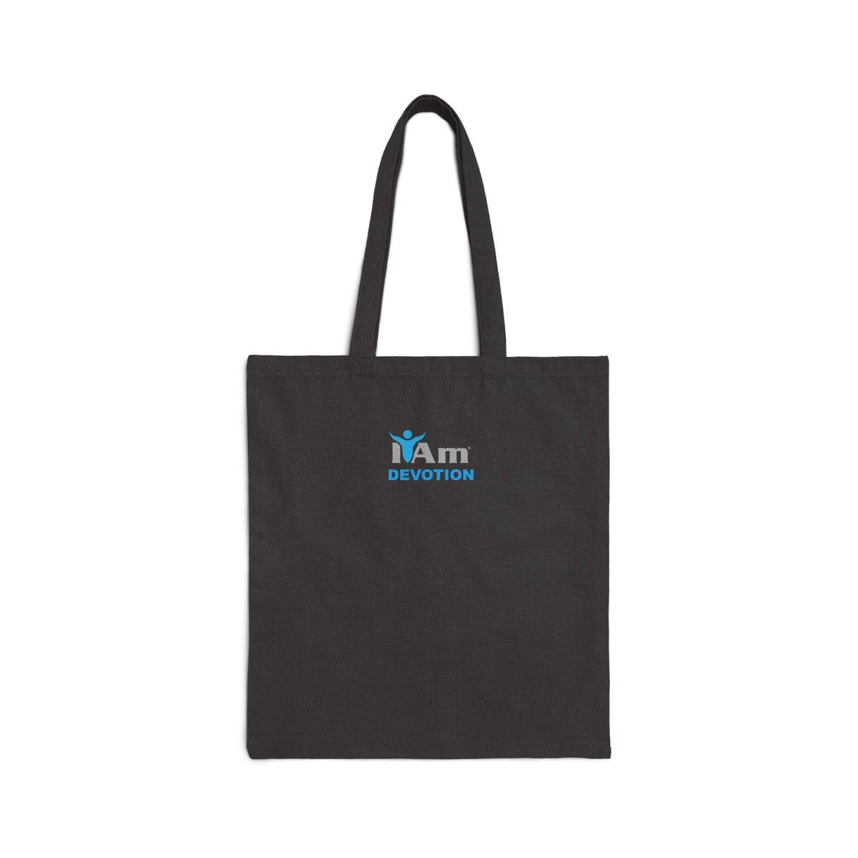 I Am Devotion Cotton Canvas Tote Bag - Eco-Friendly Motivational Tote for Everyday Use