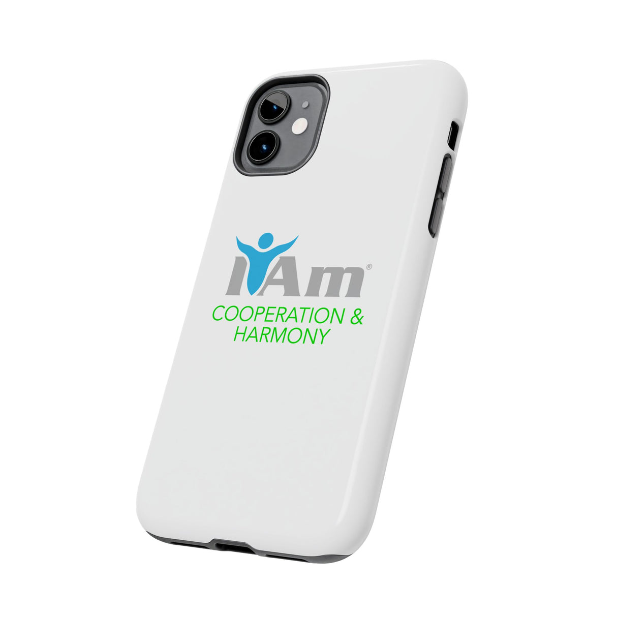 "I Am Cooperation and Harmony" Affirmation Inspirational Tough Phone Case - I Am Cooperation and Harmony Motivational Design