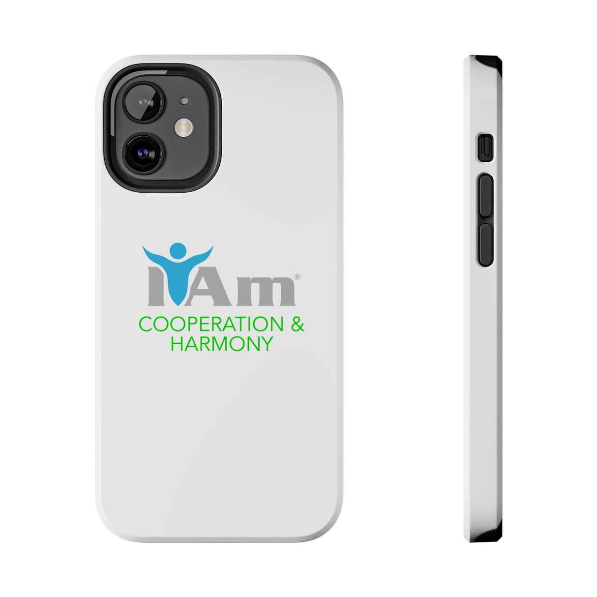"I Am Cooperation and Harmony" Affirmation Inspirational Tough Phone Case - I Am Cooperation and Harmony Motivational Design