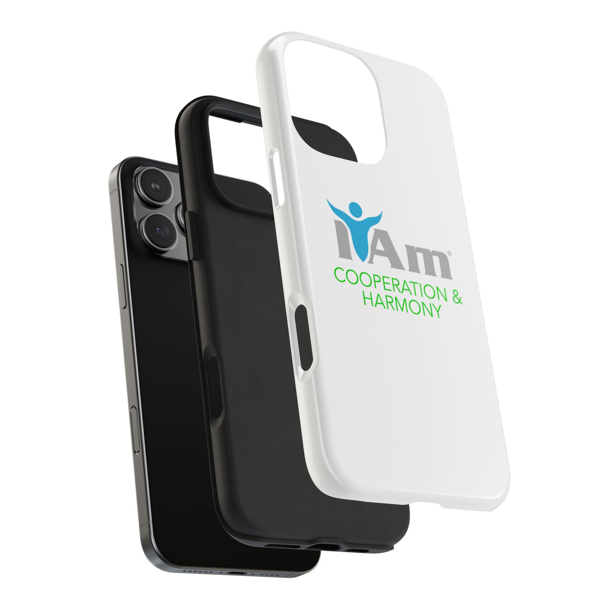"I Am Cooperation and Harmony" Affirmation Inspirational Tough Phone Case - I Am Cooperation and Harmony Motivational Design