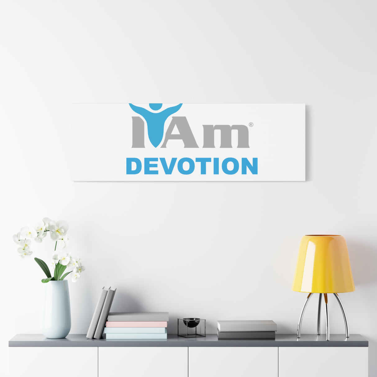 I Am Devotion Canvas Wall Art - Inspirational Home Decor