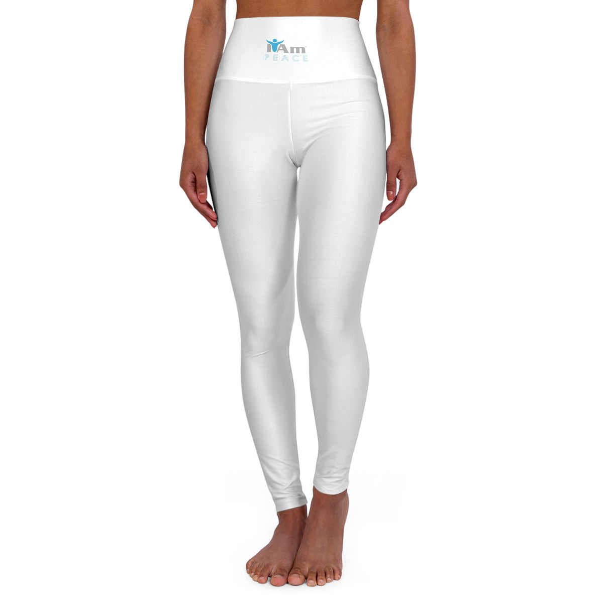 I Am Peace High Waisted Yoga Leggings for Comfort and Style