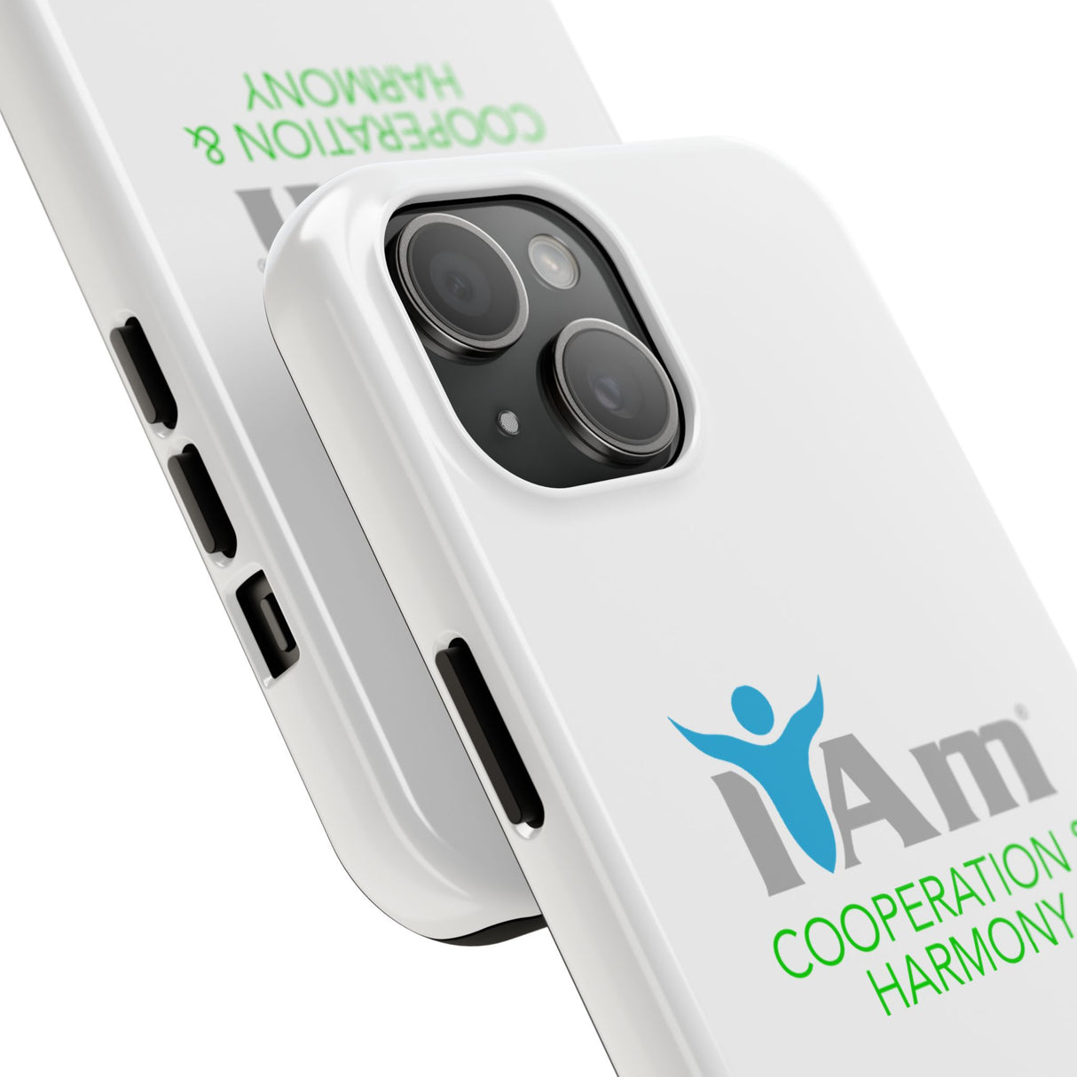 "I Am Cooperation and Harmony" Affirmation Inspirational Tough Phone Case - I Am Cooperation and Harmony Motivational Design