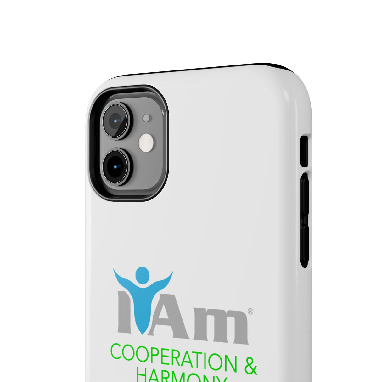 "I Am Cooperation and Harmony" Affirmation Inspirational Tough Phone Case - I Am Cooperation and Harmony Motivational Design