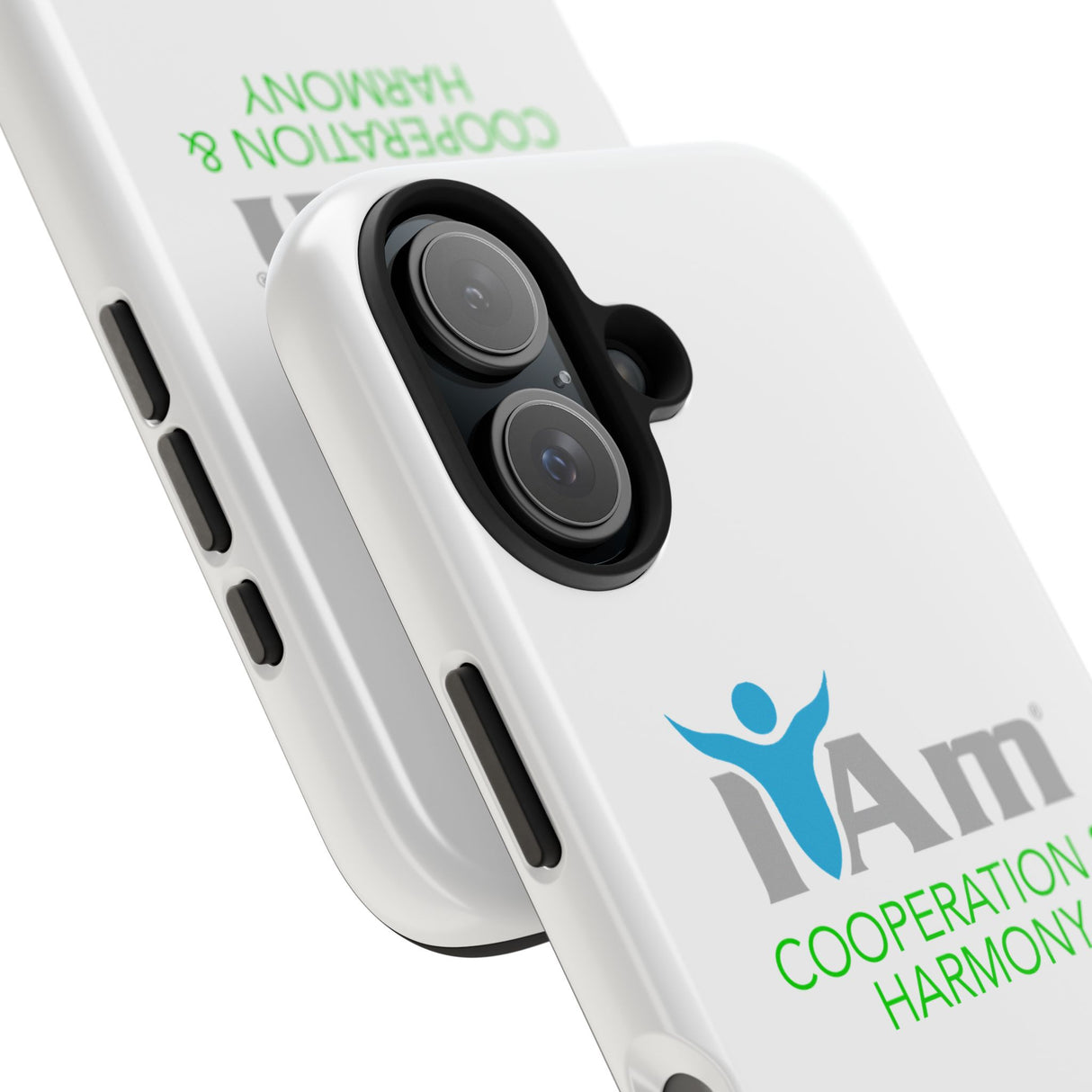 "I Am Cooperation and Harmony" Affirmation Inspirational Tough Phone Case - I Am Cooperation and Harmony Motivational Design