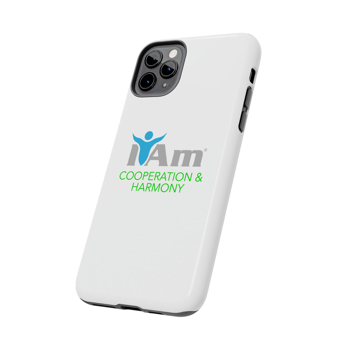 "I Am Cooperation and Harmony" Affirmation Inspirational Tough Phone Case - I Am Cooperation and Harmony Motivational Design