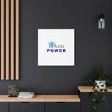 I Am Power Canvas Wall Art - Inspirational Home Decor