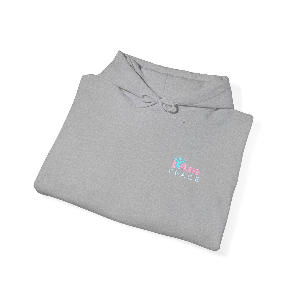 Embroidered I Am Peace Hoodie for Self-Development and Self-Empowerment