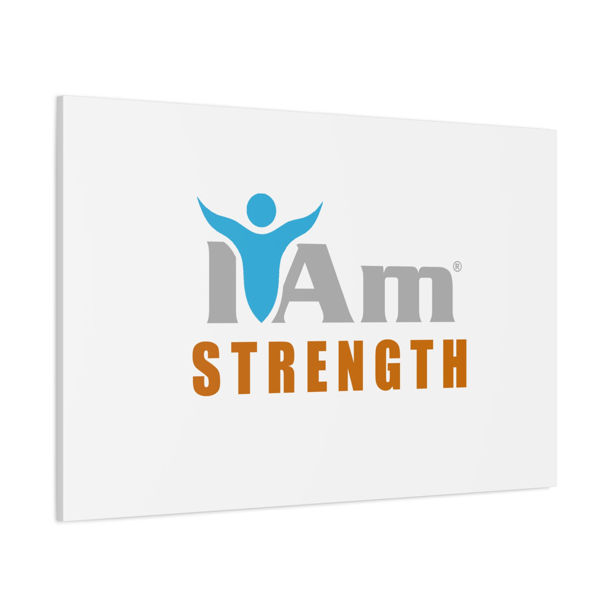 I Am Strength Canvas Wall Art - Inspirational Home Decor