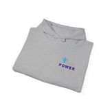 "I Am Power" Affirmation Unisex Heavy Blend Hoodie - Comfortable I Am Power Casual Wear