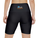 I Am Strength Women's Workout Shorts - Motivational Activewear for Fitness Enthusiasts