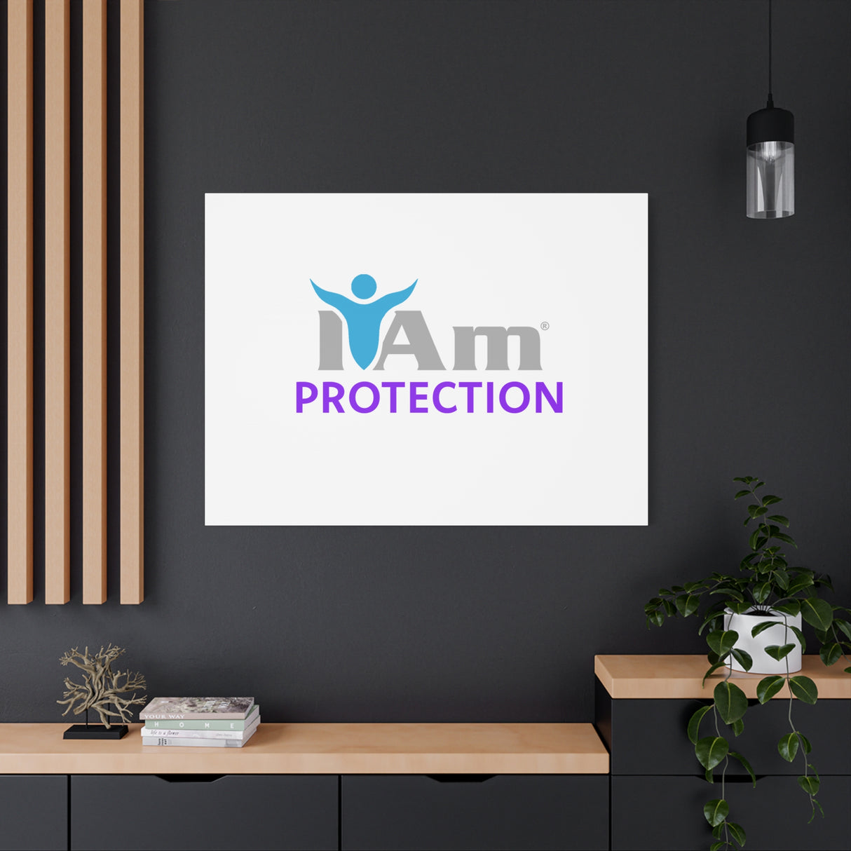 'I Am Protection' Canvas Wall Art - Inspirational Home Decor