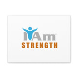 I Am Strength Canvas Wall Art - Inspirational Home Decor