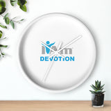 "I Am Devotion" Motivational Wall Clock - Modern Home Decor for Mindfulness and Serenity