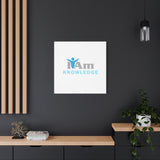 I Am Knowledge Canvas Wall Art - Inspirational Home Decor