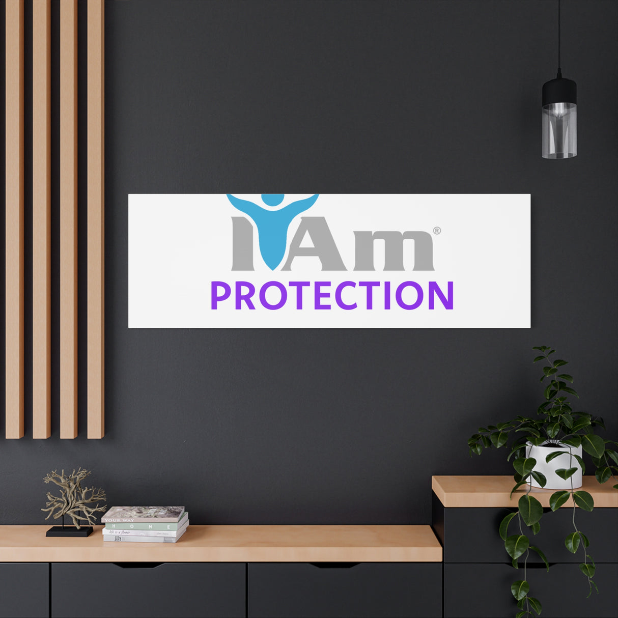 'I Am Protection' Canvas Wall Art - Inspirational Home Decor