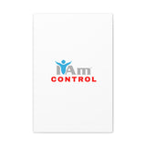 'I Am Control' Canvas Wall Art - Inspirational Home Decor