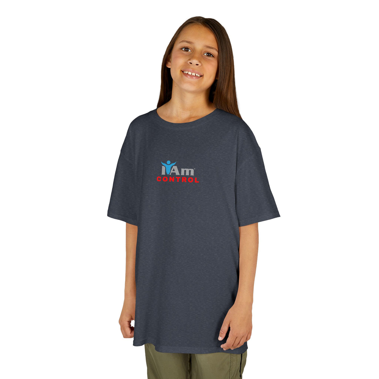 Girls Heavy Cotton 'I Am Control'™ Tee