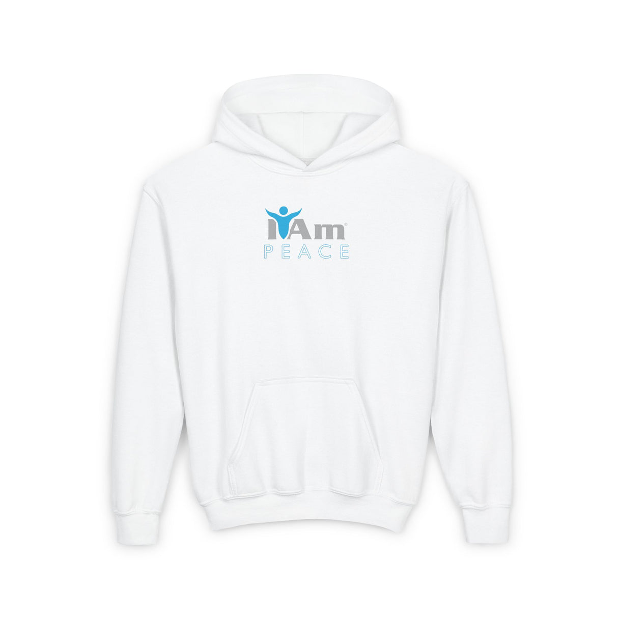 Girls' I Am Peace Hoodie - Comfortable & Inspirational Sweatshirt for Kids