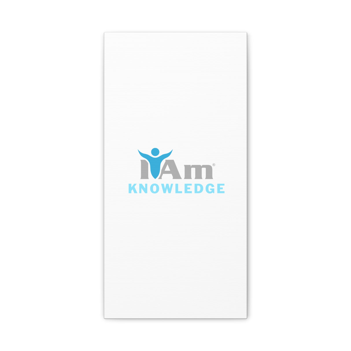 I Am Knowledge Canvas Wall Art - Inspirational Home Decor