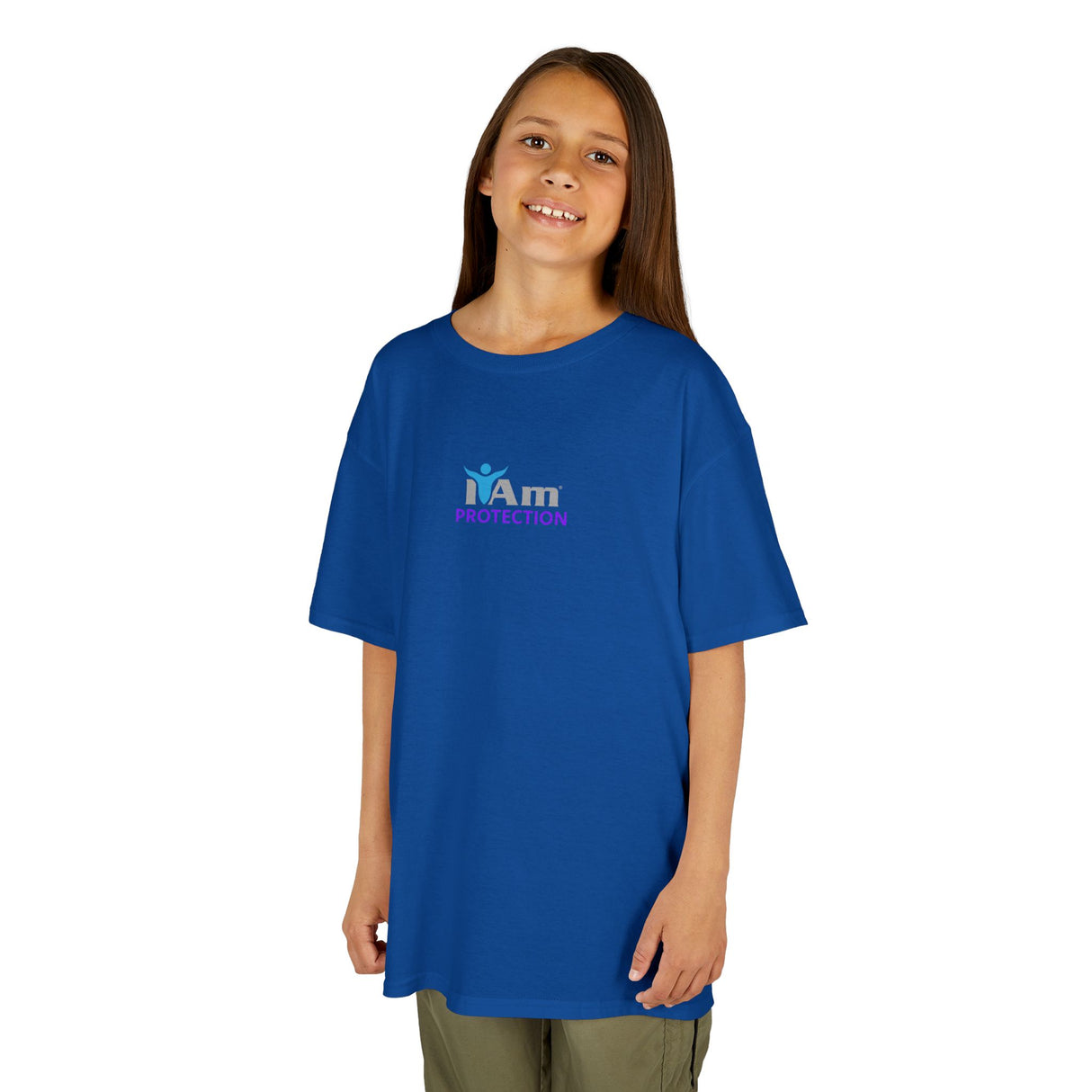 Girls Heavy Cotton 'I Am Protection'™ Tee