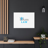 I Am Law Canvas Wall Art - Inspirational Home Decor