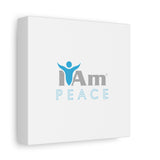 I Am Peace Canvas Wall Art - Inspirational Home Decor