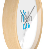 "I Am Law" Motivational Wall Clock - Modern Home Decor for Mindfulness and Serenity