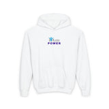 Girls' I Am Power Hoodie - Comfortable & Inspirational Sweatshirt for Kids