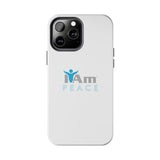 "I Am Peace" Affirmation Inspirational Tough Phone Case - I Am Peace Motivational Design