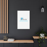 I Am Knowledge Canvas Wall Art - Inspirational Home Decor