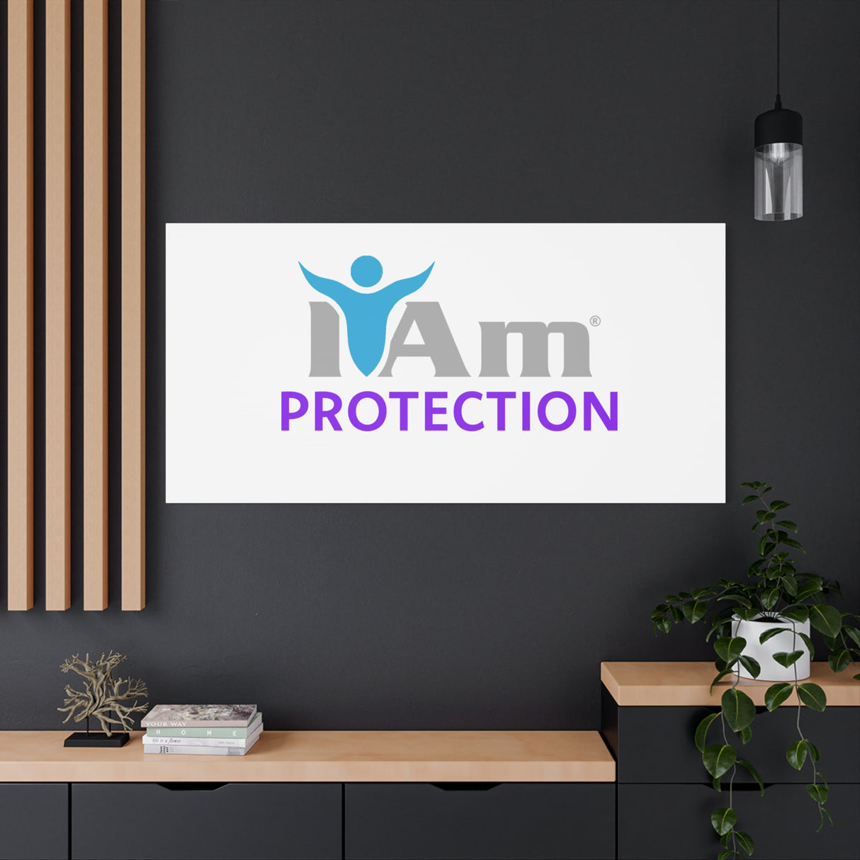 'I Am Protection' Canvas Wall Art - Inspirational Home Decor