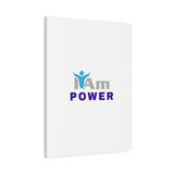 I Am Power Canvas Wall Art - Inspirational Home Decor