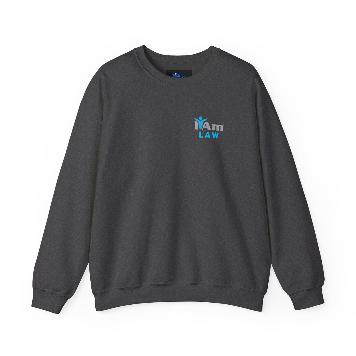 "I Am Law" Affirmation Unisex Crewneck Sweatshirt -I Am Law Inspirational Design